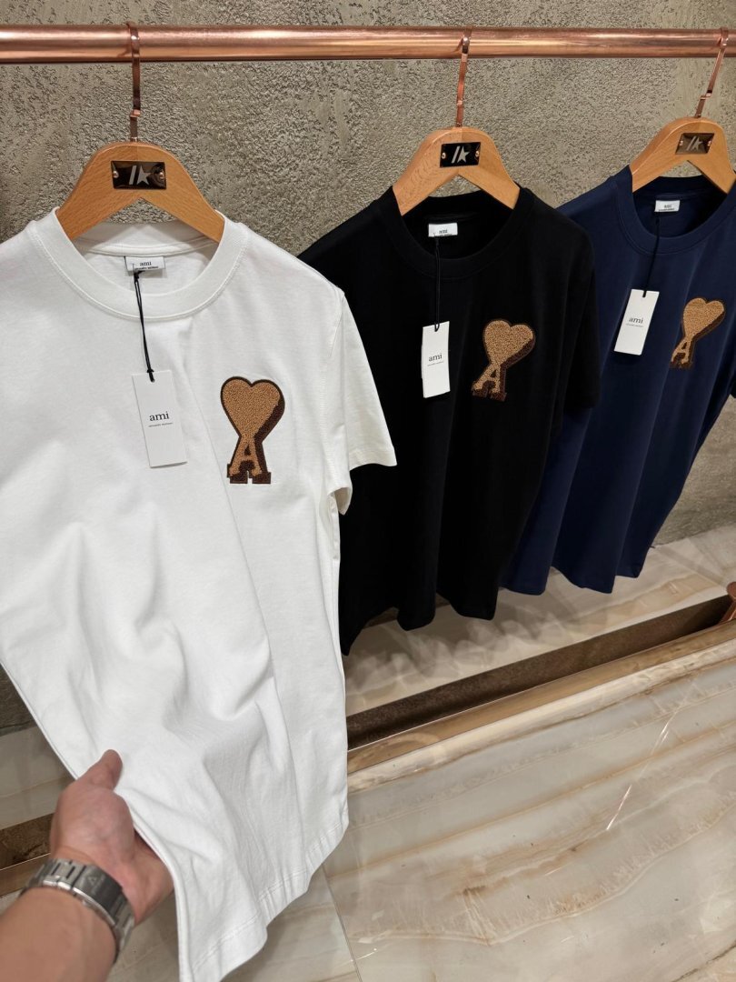 Ami majica kratki rukav "White" - Slika 3