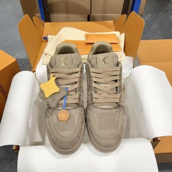 Louis Vuitton Trainer Sneaker "Taupe Brown"