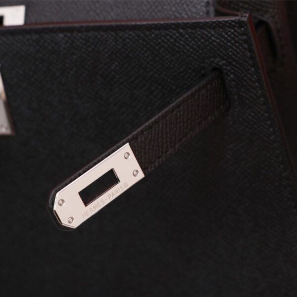 Hermes Kelly Mini II Silver Buckle