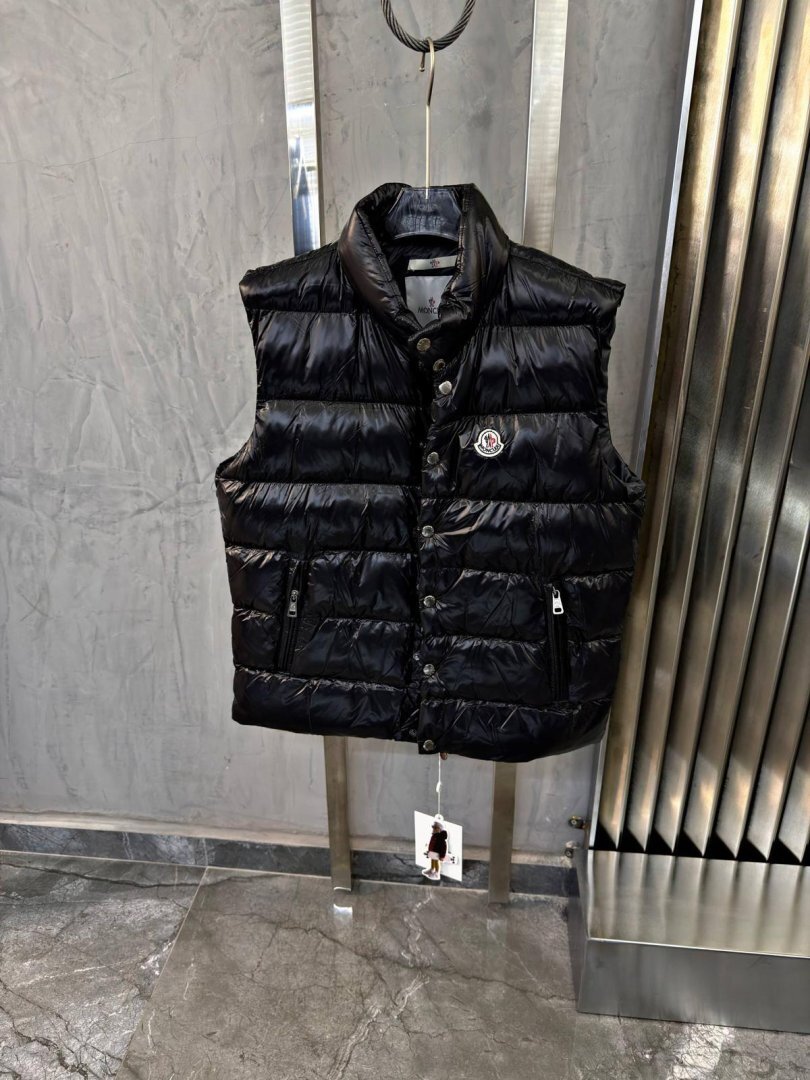 Moncler Tibb Down Prsluk Shiny "Black"