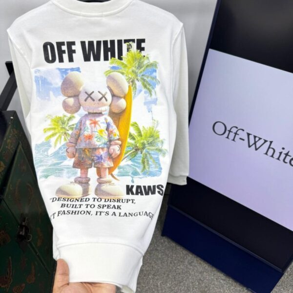 Off-White majica dugi rukav "White"