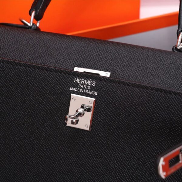 Hermes Kelly Mini II Silver Buckle