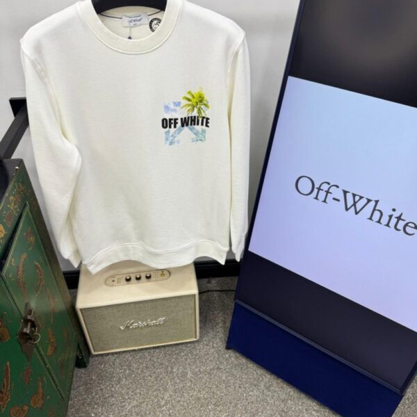 Off-White majica dugi rukav "White"