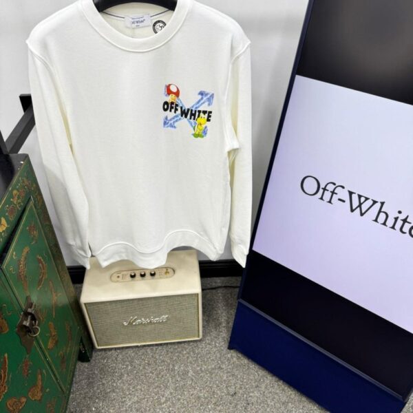 Off-White majica dugi rukav "White"