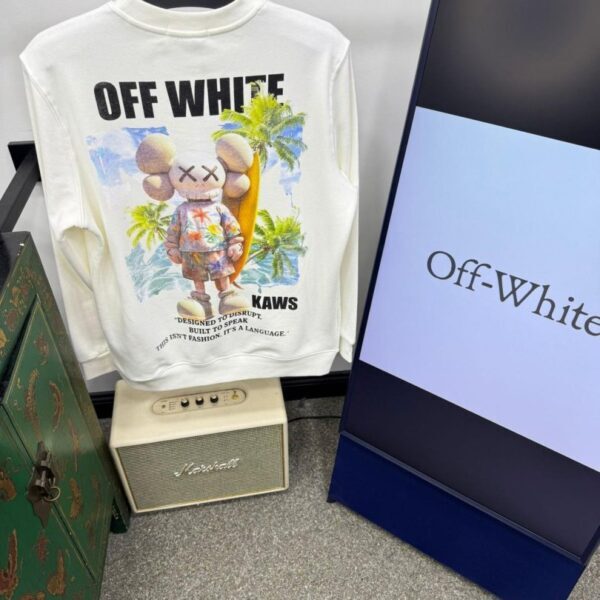 Off-White majica dugi rukav "White"