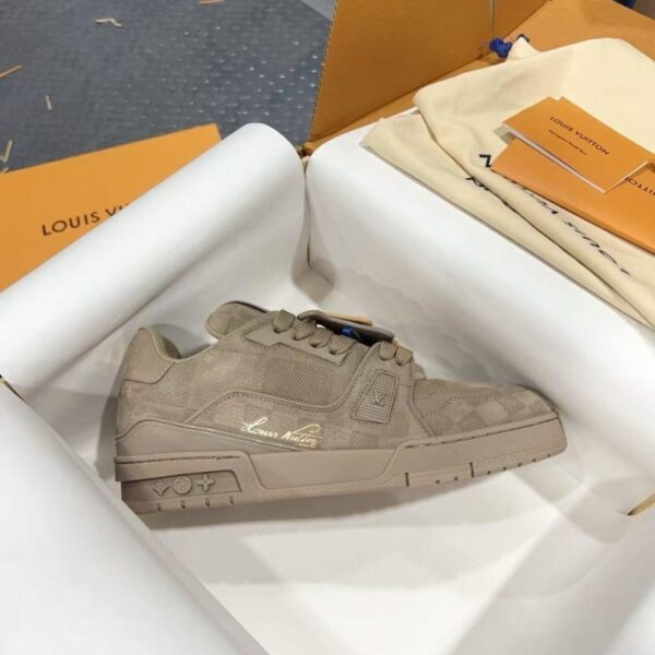 Louis Vuitton Trainer Sneaker "Taupe Brown"