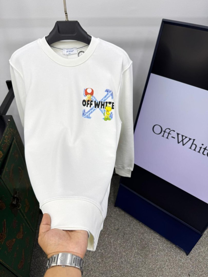 Off-White majica dugi rukav "White"