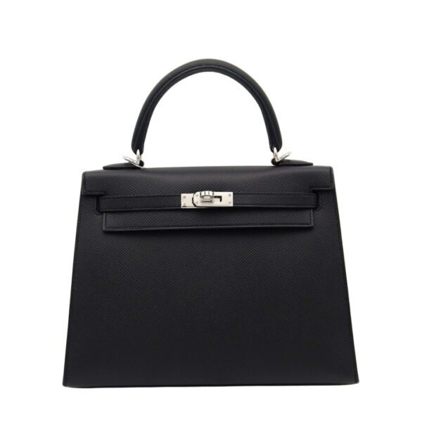 Hermes Kelly Mini II Silver Buckle