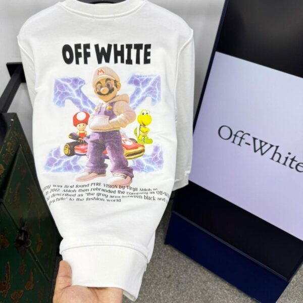 Off-White majica dugi rukav "White"