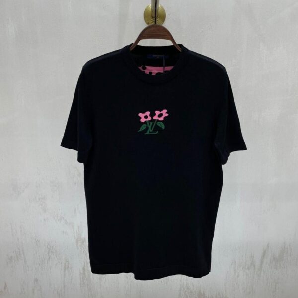 Louis Vuitton pletena majica kratki rukav "Black"