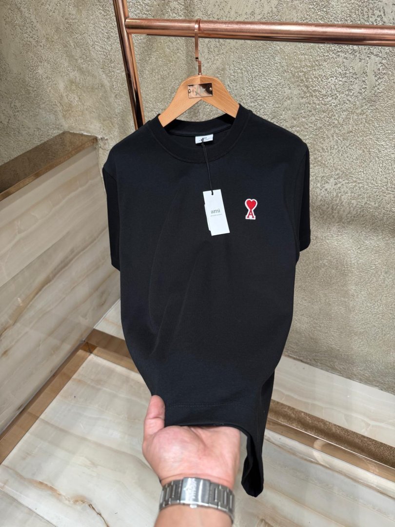 Ami majica kratki rukav "Black"