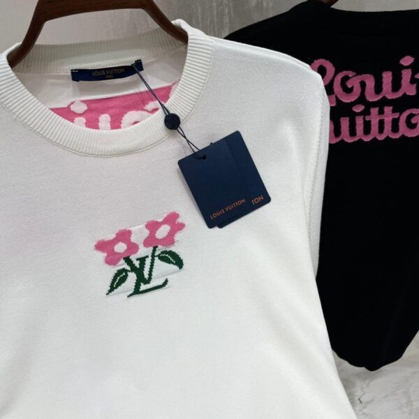 Louis Vuitton pletena majica kratki rukav "White"