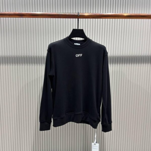 Off-White Majica dugi rukav "Black"