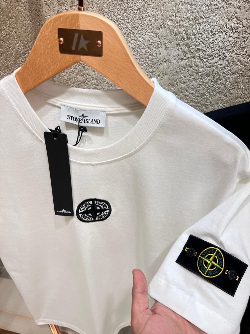 Stone Island majica kratki rukav "White" - Slika 2