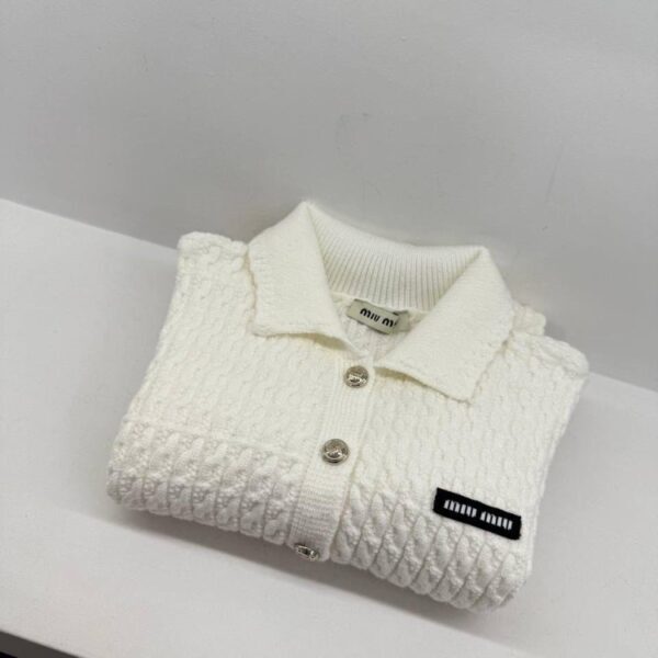 MIU MIU Cardigan "White"