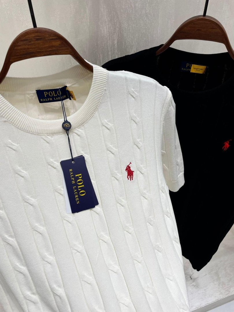 Ralph Lauren pletena majica kratki rukav "White" - Slika 2