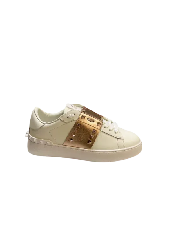 Valentino Garavani Rockstud "White-Rose Gold"
