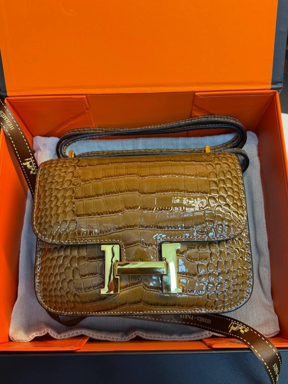 HERMES Constance Bag "Brown"