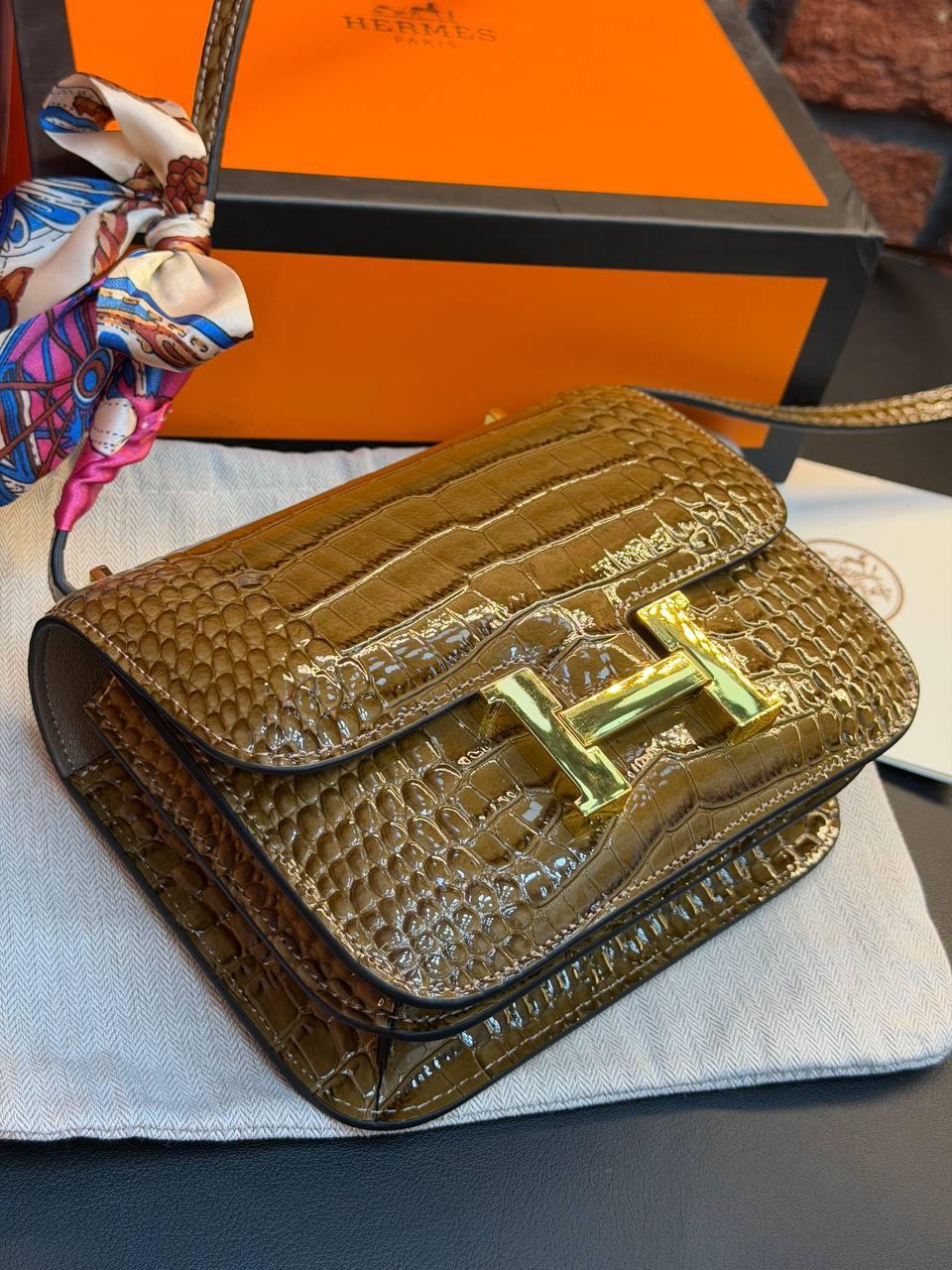 HERMES Constance Bag "Brown" - Slika 3