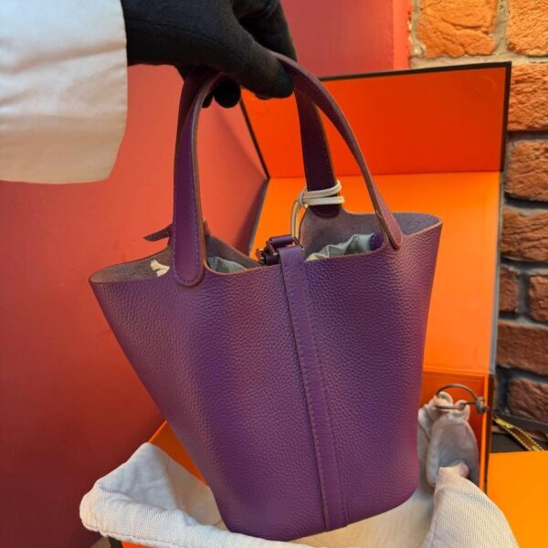 Hermes Picotin Lock 18 Bag "Purple"