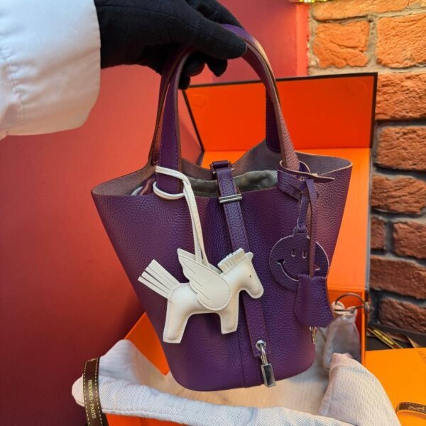 Hermes Picotin Lock 18 Bag "Purple"