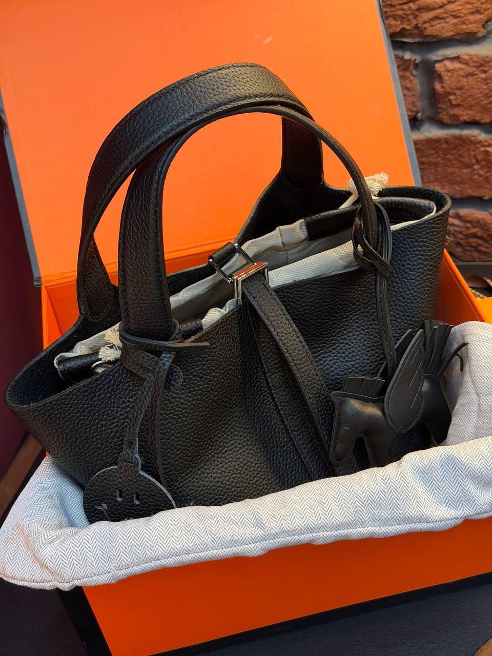 Hermes Picotin Lock 18 Bag "Black" - Slika 11