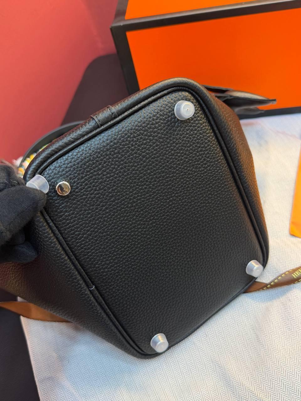 Hermes Picotin Lock 18 Bag "Black" - Slika 10