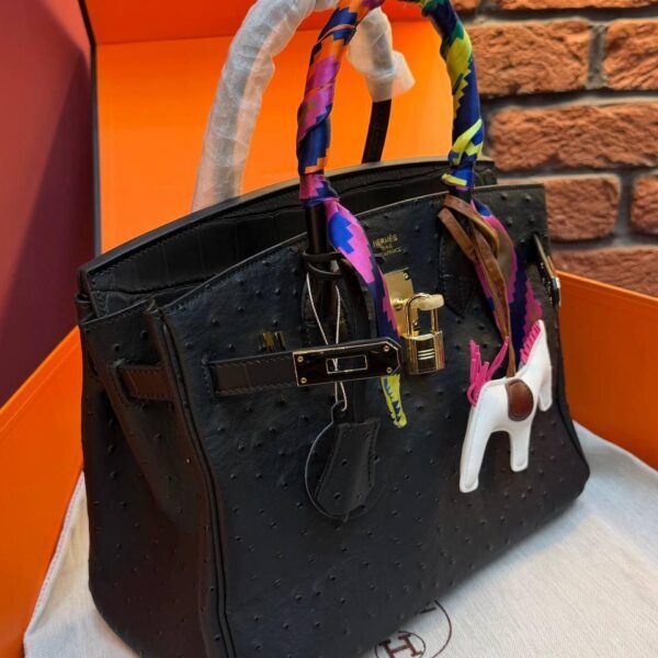Hermes Birkin 30 Bag "Black"