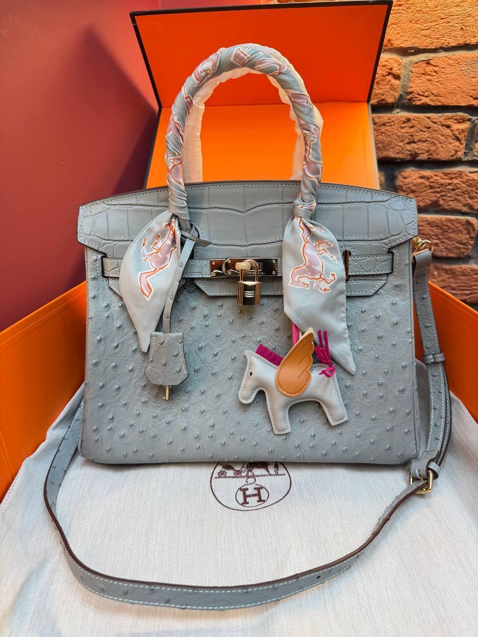 Hermes Birkin 30 Bag "Gray"