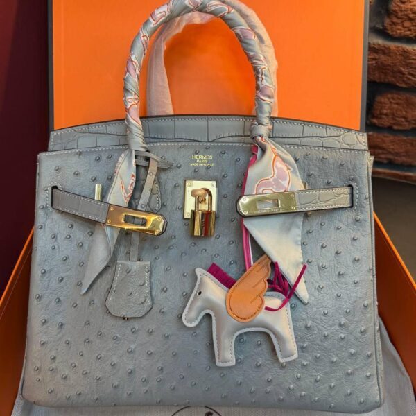 Hermes Birkin 30 Bag "Gray"