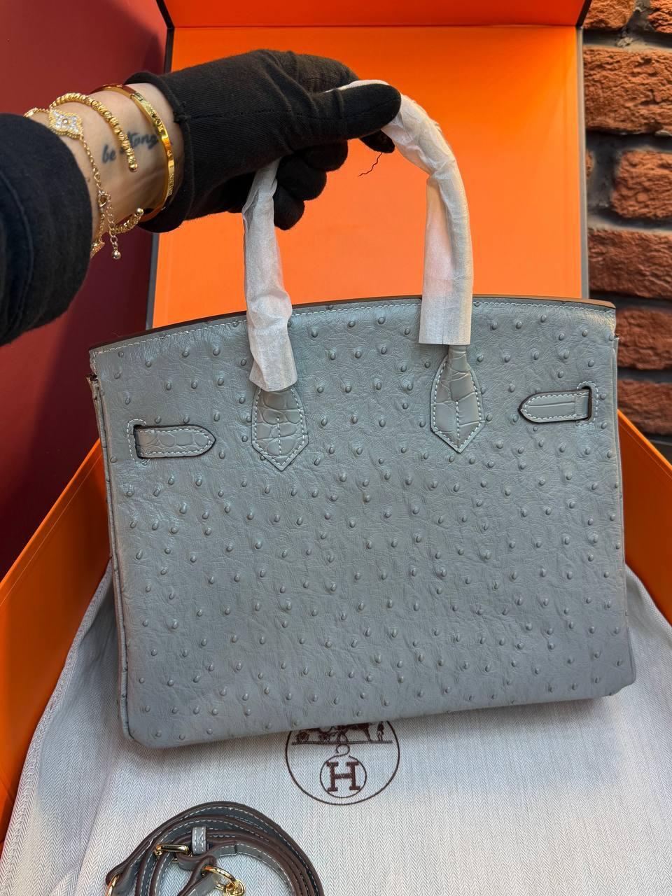 Hermes Birkin 30 Bag "Gray" - Slika 6