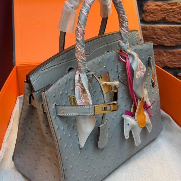 Hermes Birkin 30 Bag "Gray"