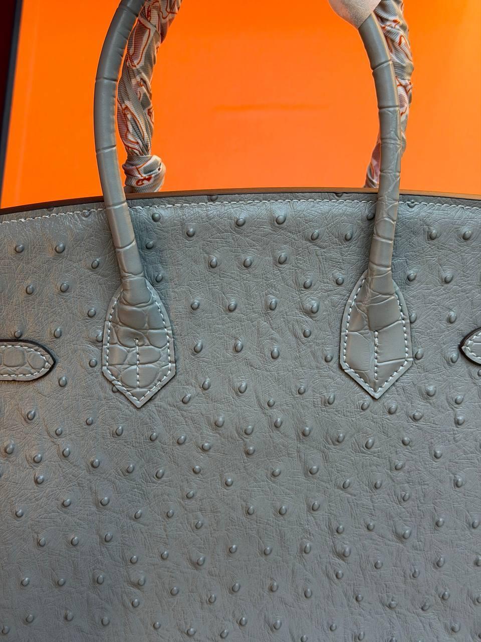 Hermes Birkin 30 Bag "Gray" - Slika 11