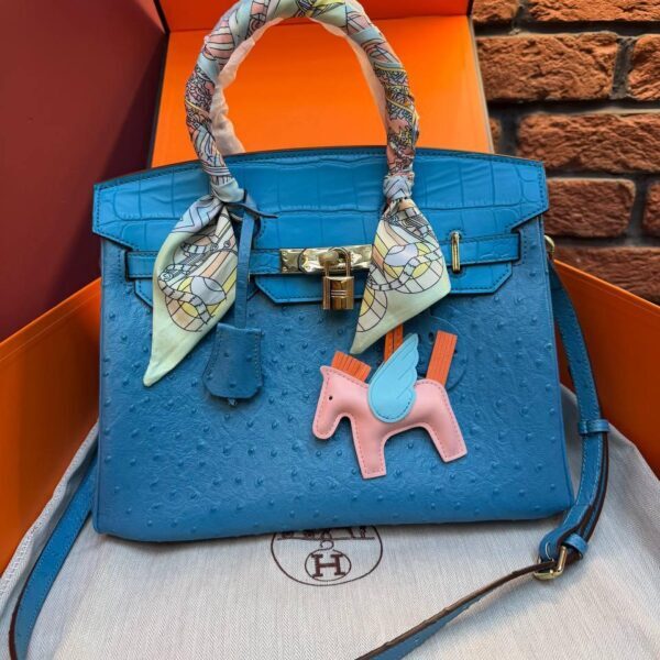 Hermes Birkin 30 Bag "Blue"