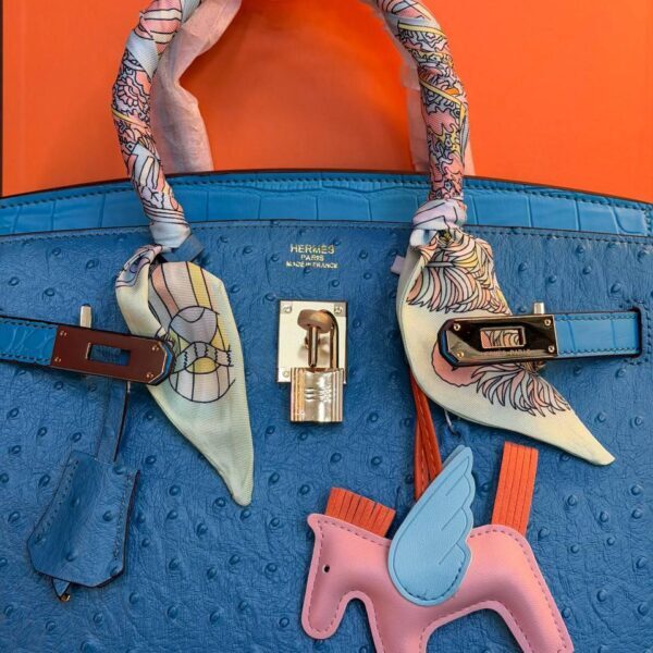 Hermes Birkin 30 Bag "Blue"
