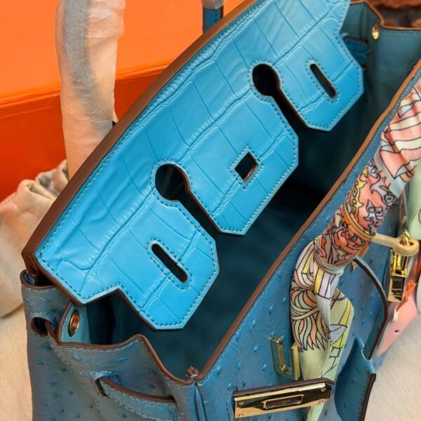 Hermes Birkin 30 Bag "Blue"