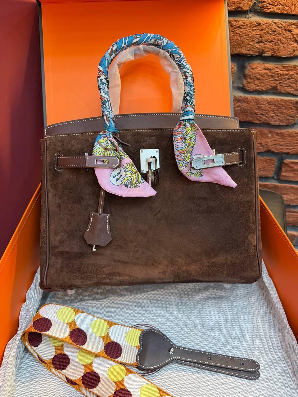 Hermes Birkin 30 Bag "Suede" - Slika 2