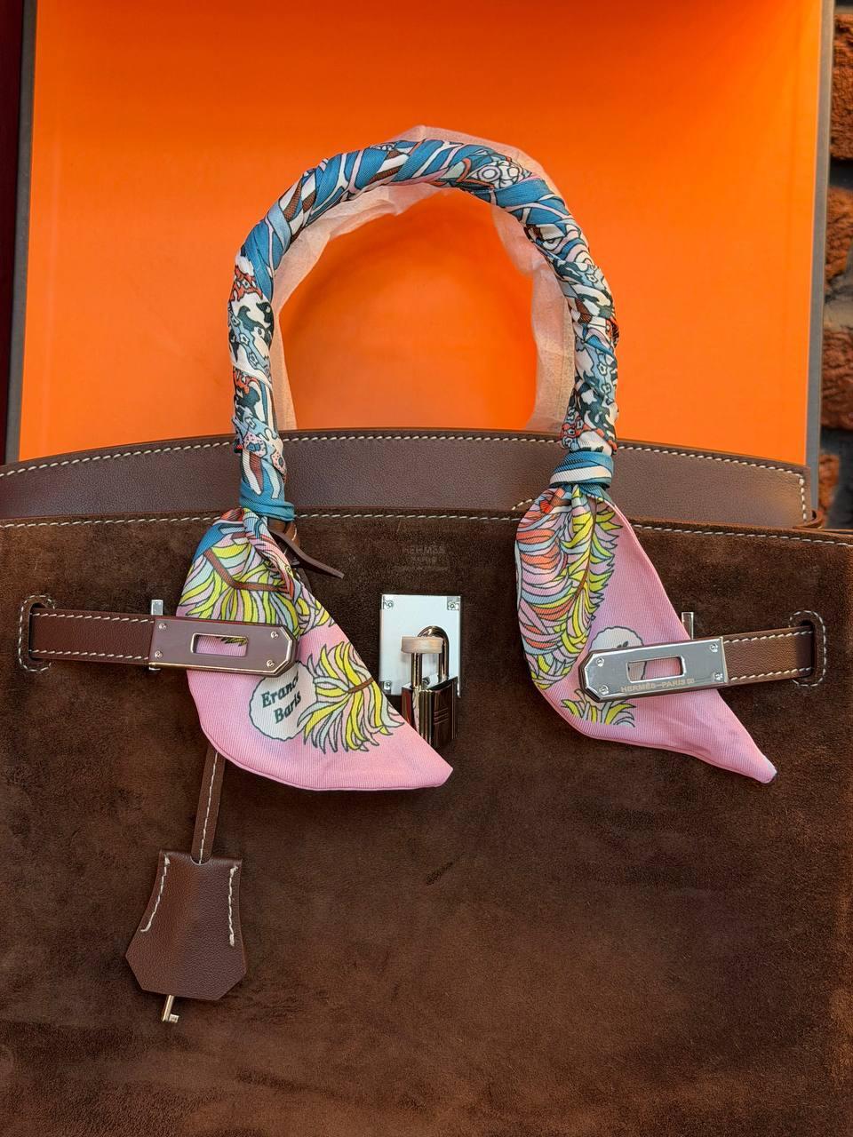 Hermes Birkin 30 Bag "Suede"