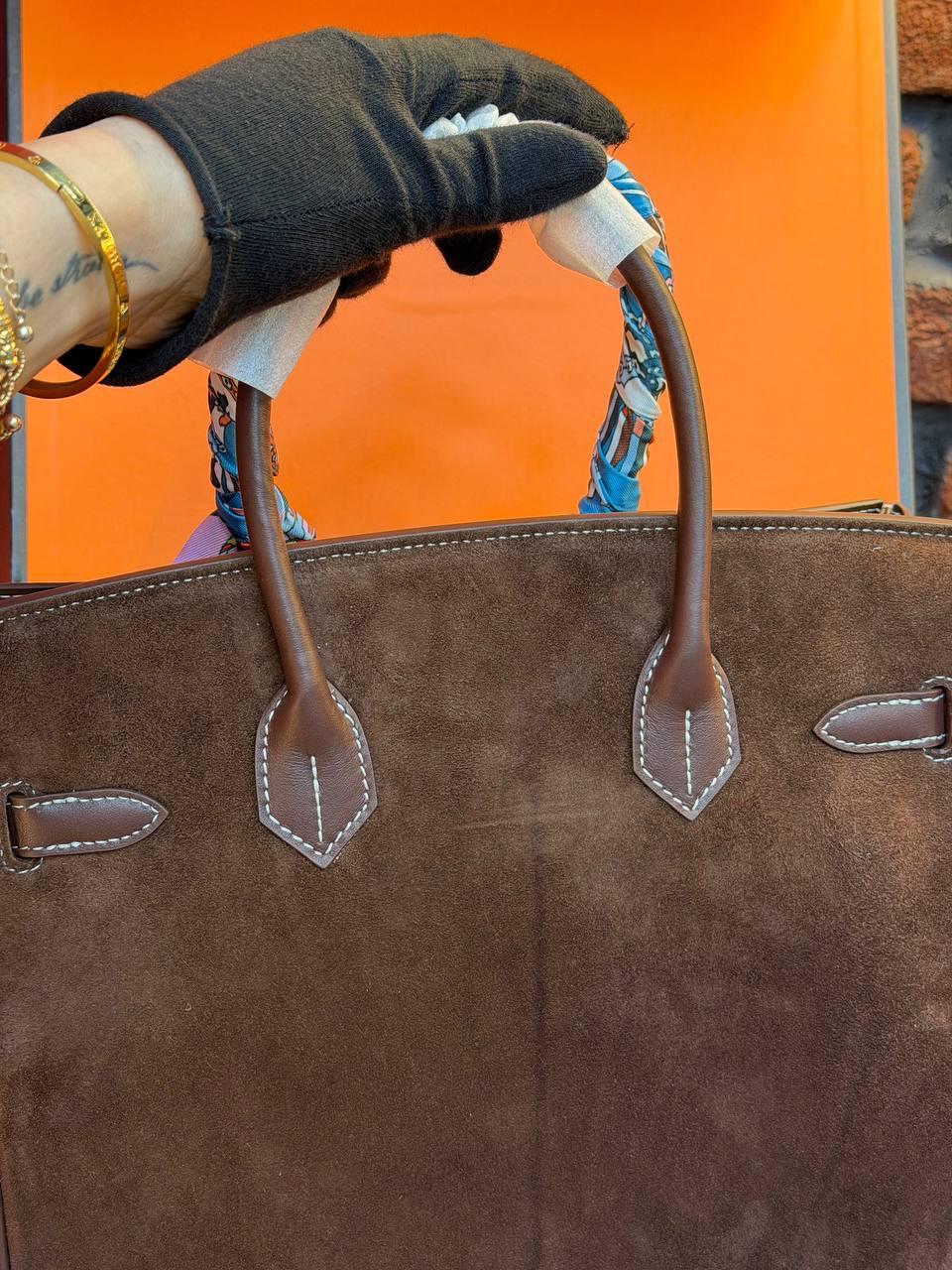 Hermes Birkin 30 Bag "Suede" - Slika 4