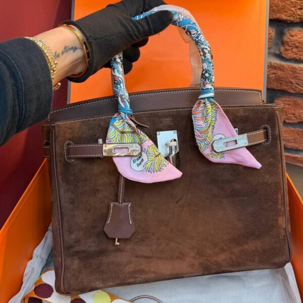 Hermes Birkin 30 Bag "Suede"