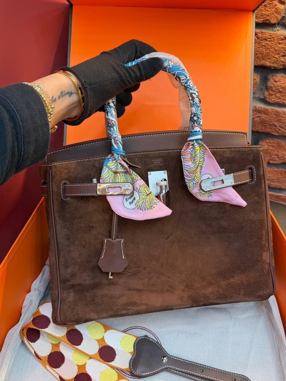 Hermes Birkin 30 Bag "Suede" - Slika 5