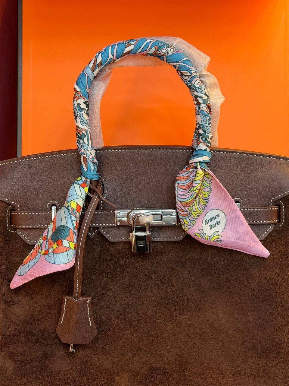 Hermes Birkin 30 Bag "Suede" - Slika 6