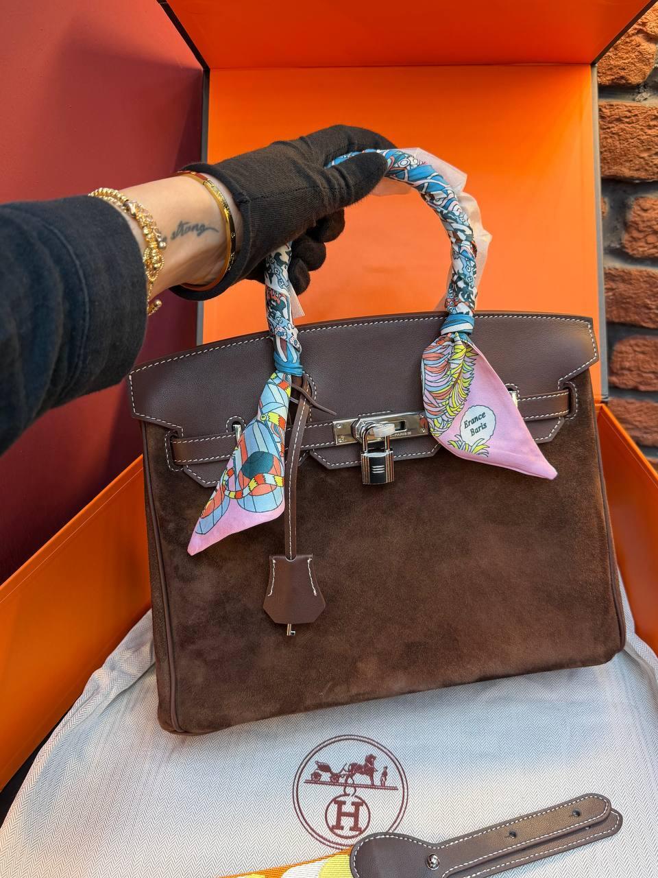 Hermes Birkin 30 Bag "Suede" - Slika 7