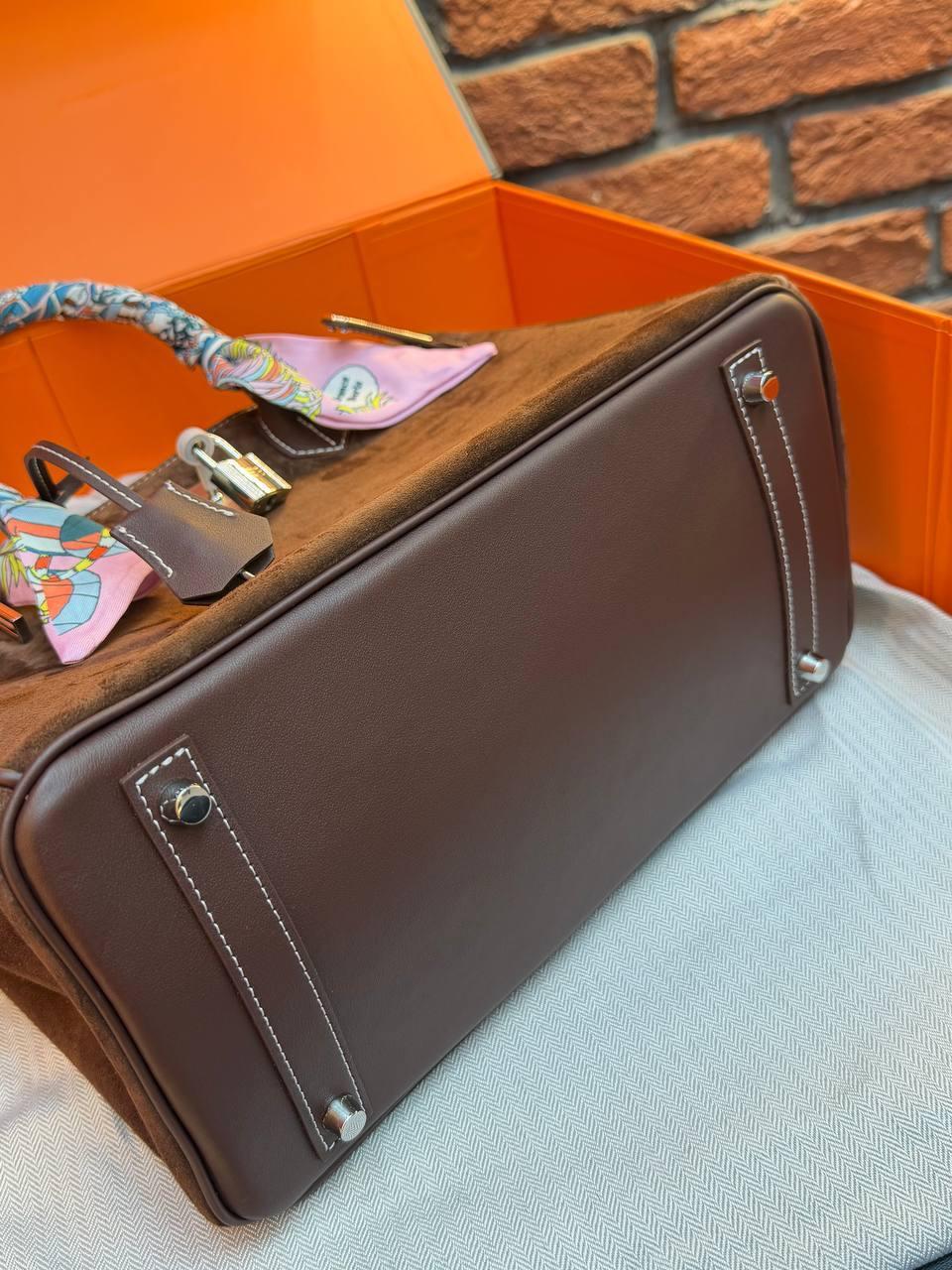 Hermes Birkin 30 Bag "Suede" - Slika 8