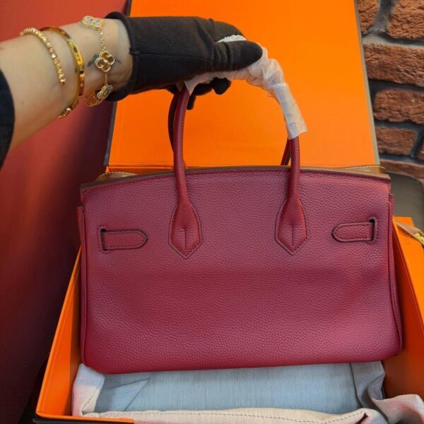 Hermes Birkin 30 Bag "Red"