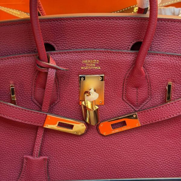 Hermes Birkin 30 Bag "Red"