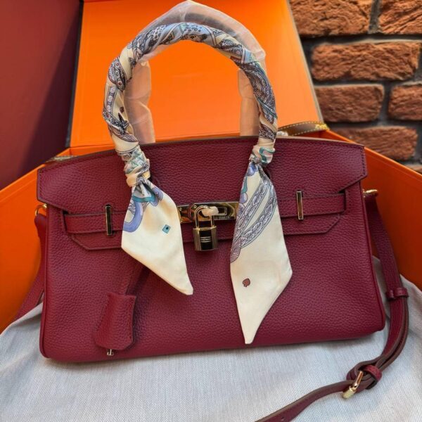 Hermes Birkin 30 Bag "Red"