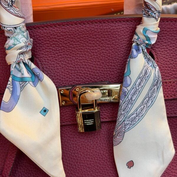 Hermes Birkin 30 Bag "Red"