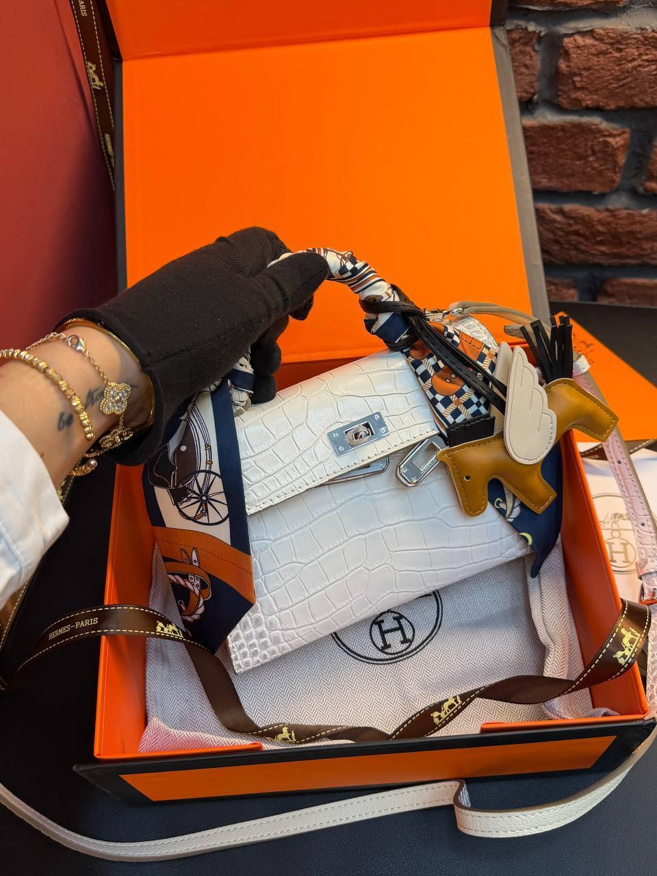 Hermes Kelly 19 "White" - Slika 3