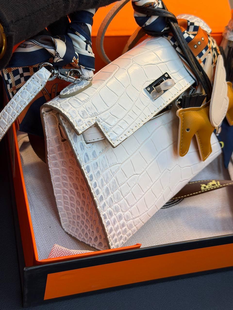 Hermes Kelly 19 "White" - Slika 11